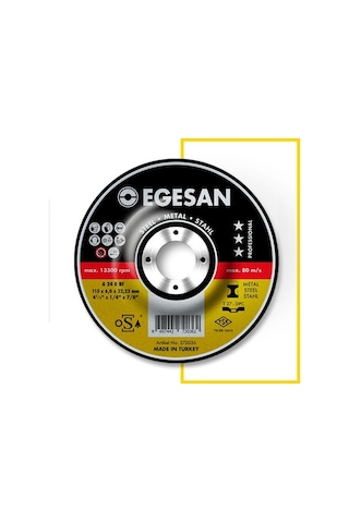 Egesan Metal Taşlama Taşı 180 x 8 MM