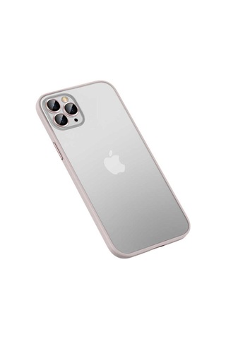 Apple Uyumlu iPhone 12 Kılıf Zore Retro Kapak Rose Gold