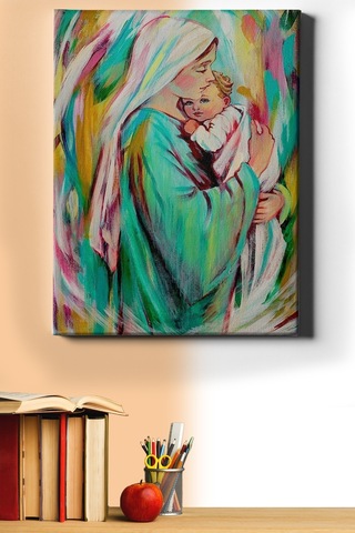 Webstyle Sayılarla Boyama Seti Kasnaklı Anne Kuzusu 60x75 Cm