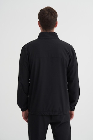 Cazador 5001 Erkek Fermuarlı Sweat Siyah