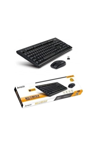 A4Tech 4100 Multimedya 2.4 GHz Wireless Klavye Mouse Set