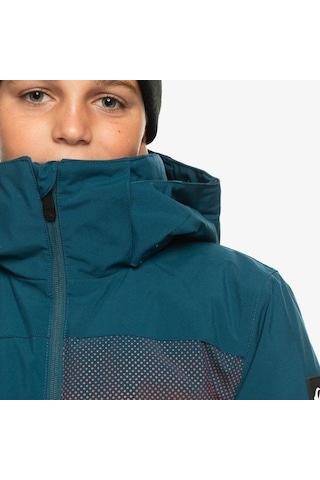 Quiksilver Çocuk Snowboard Ceketi Majolıca Blue Petrol