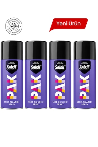 4x Leke Çıkarıcı Sprey Kumaşlarda Yağ Ve İnatçı Lekeler İçin Pratik Çözüm