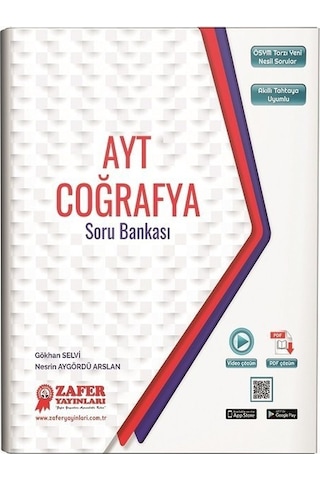 Zafer Yks Ayt Coğrafya Soru Bankası Zafer Yayınları N11.22231