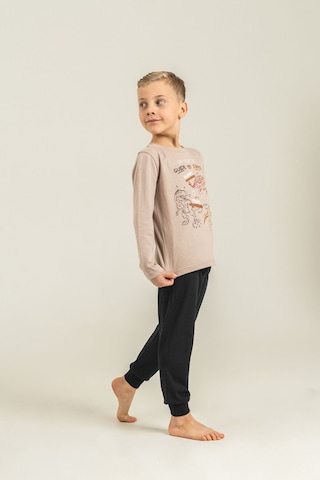 Rolypoly Erkek Çocuk Sarı Guide To Dinos Uzun Kol Pijama Takım Rp3861-c-v2 Rp3861-c-v2