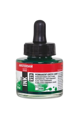 Amsterdam Akrilik Mürekkep 30 Ml Permanent Green Light 618 Diğer