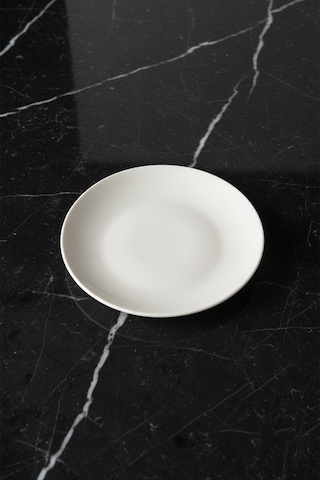 12'li Valencia Düz Tabak 17cm Krem Rinart