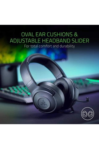 Razer Kraken X Lite - Ultra Hafif Oyun Kulaklığı Surround Ses - H Renkli