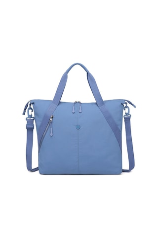 Smart Bags Mikro Poly Kumaş Büyük Boy Kadın Omuz Çantası 3335 Mavi 68627392
