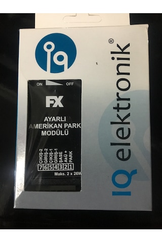 Iq Ayarlı Amerikan Park Modülü Fx Ayarlı