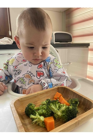 Yorni, Family Deluxe Uzun Kollu Bebek Mama Önlüğü Çok Renkli