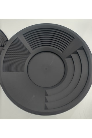 İn Mekanik Gold Pan Altın Tavası Altın Yakalama Eleği Siyah Renk N11.263