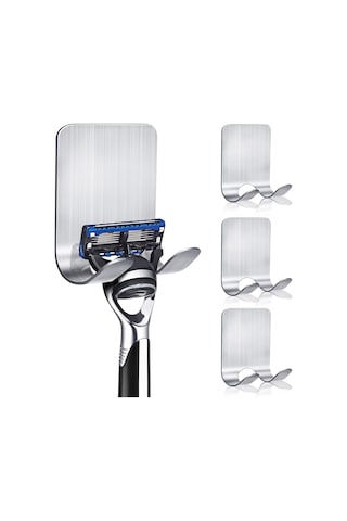 Mufunye 4 Adet Paslanmaz Çelik Banyo/ Mutfak Kanca Seti - Su Geçirmez, Özlükle Montaj, Saçak, Havlu, Banyo Pijaması Düzenleme Diğer