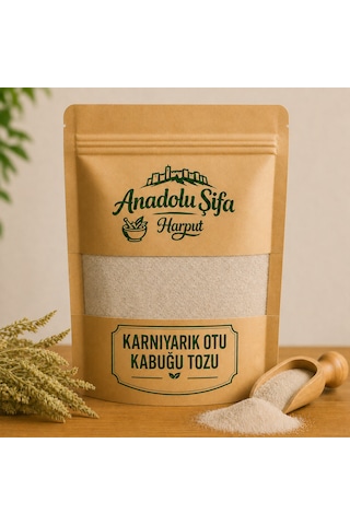 Anadolu Şifa Harput Karnıyarık Otu Kabuğu Tozu + Keten Tohumu + Chia Tohumu 3x100 Gr Bitkisel Ürün Seti