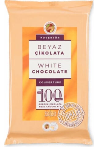 Altınmarka Beyaz Fildişi Kuvertür Çikolata 2500 G Altınmarka Beyaz Fildişi Kuvertür Çikolata 2500 G