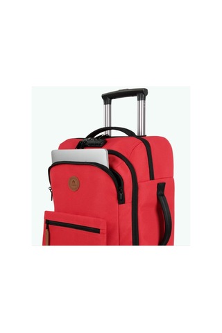 Pıtas Cabaia Soft Suitcase 4 Wheels Cebu Small Unisex Valiz Pink