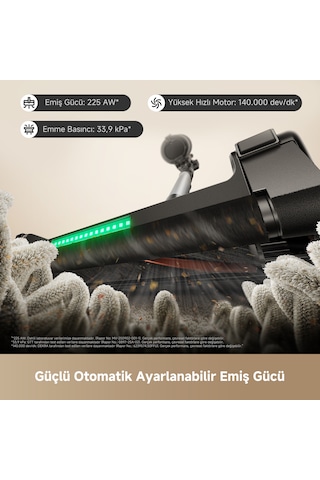 MOVA G70 Complete 225 Aw Yüksek Emiş Gücü Kablosuz Dikey Süpürge