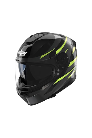 Nolan N80.8 Fervo 354 Kapalı Kask Siyah Sarı