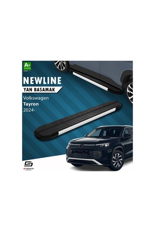 S-dizayn Volkswagen Tayron 2 Newline Aluminyum Yan Basamak 193 Cm 2024 Üzeri A+ Kalite