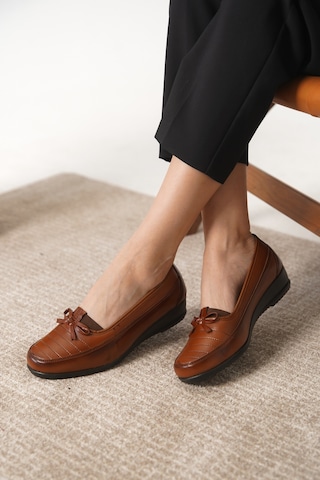 Daxtors D08 Günlük Ortopedik Comfort Kadın Ayakkabı Taba