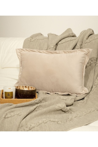 Koza Home İbiza Vizon Kadife Yastık 30x50 5013