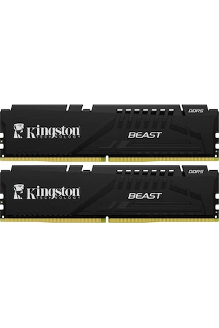 Kıngston Beast, Kf552c36bbek2-32tr, 32gb 2x16gb , 5200mhz, Ddr5, Cl36, Desktop Gaming Ram Soğutuculu