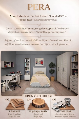 Pera Başlık 120'lik Kumtaşı Renk Mdf Diğer