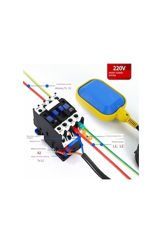 Trendooze Otomatik Su Seviye Kontrolörü - Yuvarlak Tip A - 4m, Dış Üretim Model