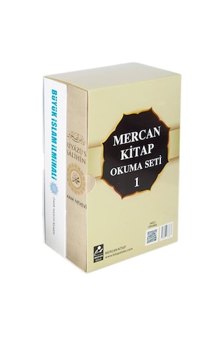 Mercan Okuma Seti 1 - İslam İlmihali ve Riyazü's Salihin - 2 Kitap Kutulu Set - Ömer Nasuhi Bilmen - Mercan Kitap