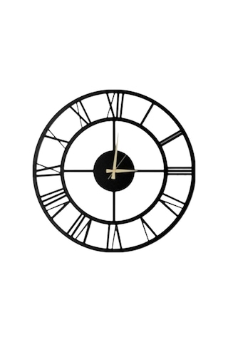 Roma Rakamlı Metal Duvar Saati