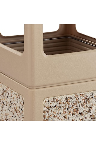 Products Canmeleon Dış Mekan/iç Mekan Agrega Paneli Çöp Kutusu 9472tn, Bronz, Doğal Taş Paneller, Dış Mekan/iç Mekan Kullanımı, 9472tn, Kapasite