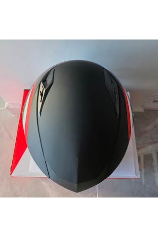 Çenesiz Kask Jk-512 Vizörlü Şeffaf Camlı Siyah,kırmızı,yeşil M Mat Siyah - Kırmızı - Beyaz