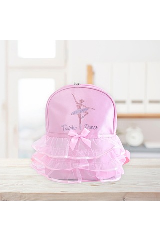 Suntek Kızlar Için Bale Dans Sırt Çantası Spor Latin Dansı Pembe