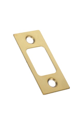 Kapı Mandalı Çarpma Plakası Ahşap Kapı Montajı Aşınmaya Dayanıklı Dikdörtgen Şekil 1 Paket