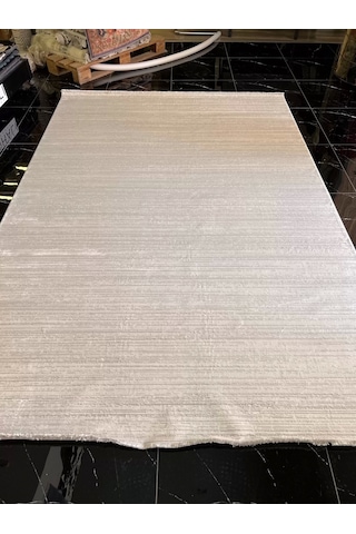 Sanat Halı Doku 3739 Beyaz Düz Modern Salon Halısı