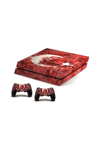 PS4 Türk Bayrağı Sticker Seti PS4 Türk Bayrağı Sticker Seti