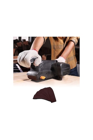10 Adet 100x610mm Zımpara Kayışları Zımpara Kağıdı Zımpara Bantları Zımpara Güç Döner Araçları Dremel Aksesuarları, 60 İrmik