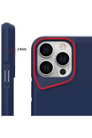 Apple Uyumlu iPhone 15 Pro Max Kılıf Case, Metal Standlı Mat Airbag Anti Shock Tpu Kapak Cover Gri