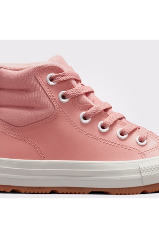 Converse Chuck Taylor All Star Berkshire Çocuk Pembe Deri Bot Düz 371523c Pembe