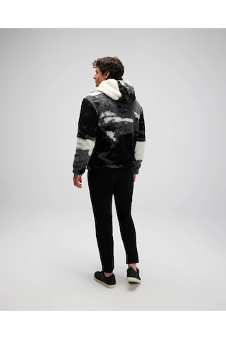 Ellesse Em516-gı Erkek Fermuarlı Kapüşonlu Siyah Polar Mont Siyah