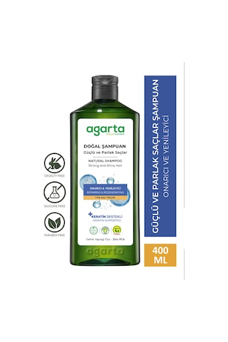 Agarta Güçlü ve Parlak Saçlar Doğal Şampuan 400 ML
