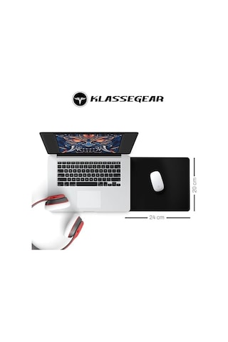 Klasse Classic Mouse Pad, 29x24 Ve 24x20 Cm Ofis Tipi, Küçük Ve Orta Boy, Kaymaz Taban, Pürüzsüz Yüzey, Baskısız Tip Masa Koruyucu, Ergonomik Mouse Ped Küçük Boy 24x20 Cm
