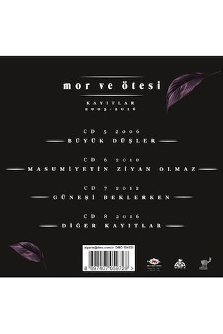Mor ve Ötesi - Kayıtlar 2005-2016 (4 CD) (CD)