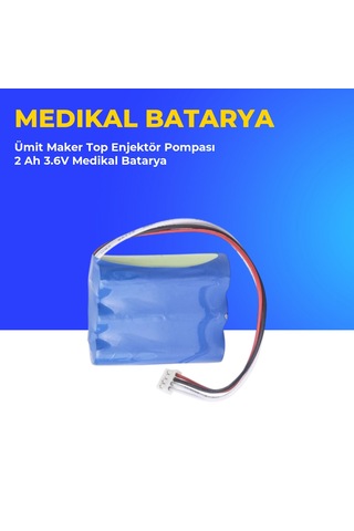 Ümit Maker Top Enjektör Pompası 2 Ah 3.6v Medikal Batarya