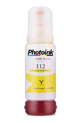 Proprint Epson Photoink 112 L11160 L15150 L15160 L6460 Sarı Uyumlu Mürekkep 7500 Sayfa