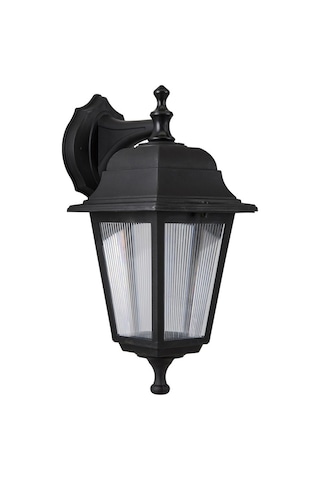 Zerpa Kare Ters Duvar Bahçe Aydınlatma Arm. - Siyah - Ip54 -z6873 Siyah