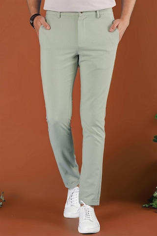 Efor Slim Fit Beli Lastikli Gofre Kumaş Mint Spor Pantolon P 1126 Mint
