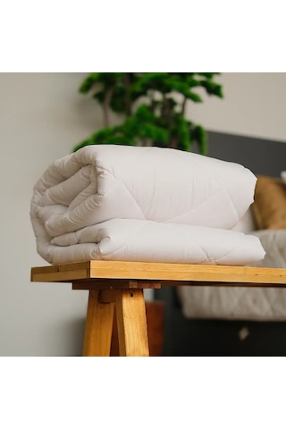 Özyurtlar Home %100 Merinos Kuzu Yün Pike Battal Boy 220x240 Beyaz