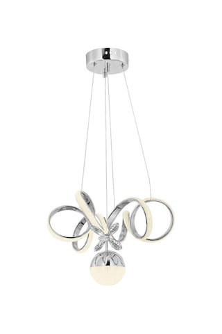 Eray Aydınlatma 9168-1 Krom Kristal Taşlı Led Avize Krom