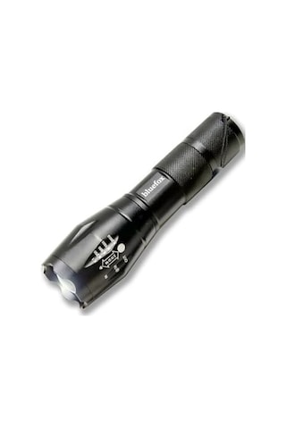 Güçlü Led El Feneri, 10w Ultra Parlak Işık, 5 Farklı Mod, Zoom Özellikli, Dayanıklı Aluminyum Gövde Genel